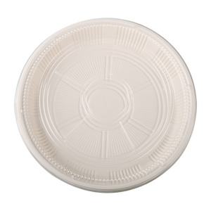 Biodegradable Round Sushi Trays with PET Lids [5 Sizes Available]