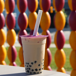 White Bubble Tea Straws, Wrapped - 7.75" (Box of 95)